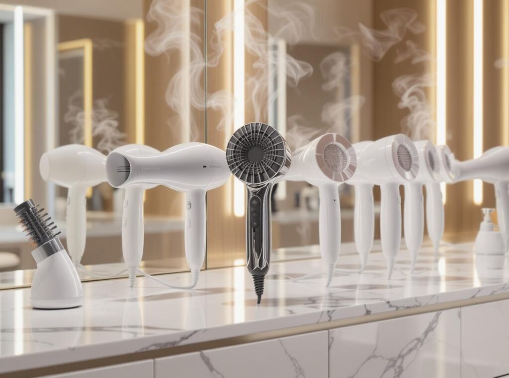Best professional hair dryers 2025 collection featuring top-rated models with brushless motors