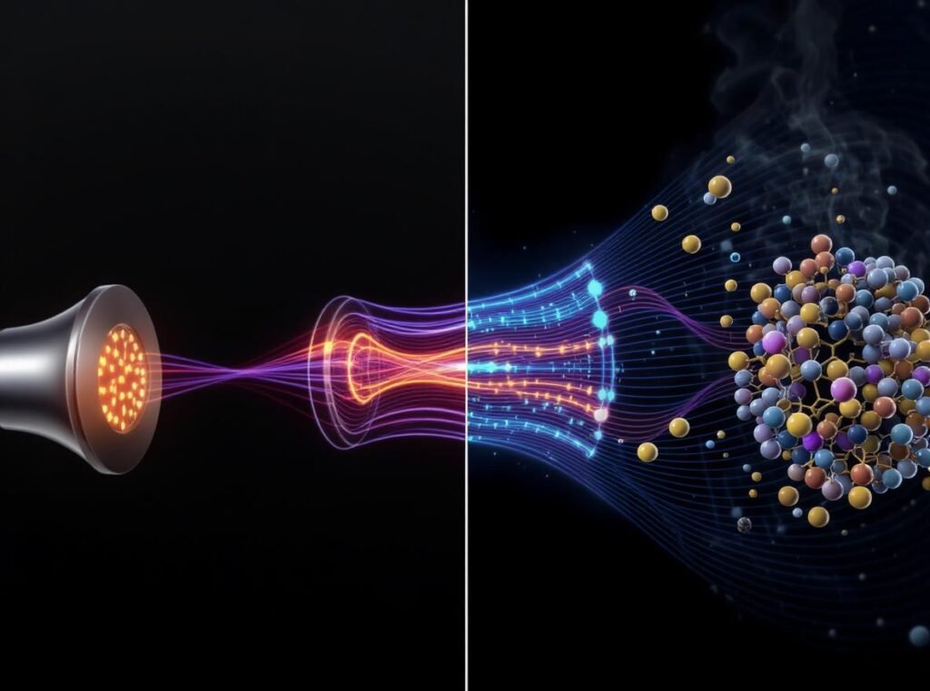 Comparison of hair dryer heat technologies including ceramic, ionic, and tourmaline