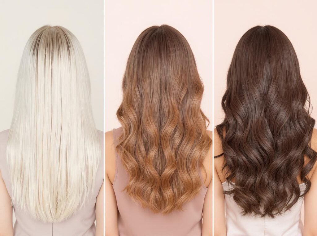 Different hair types requiring customized blow dryer styling techniques and heat settings