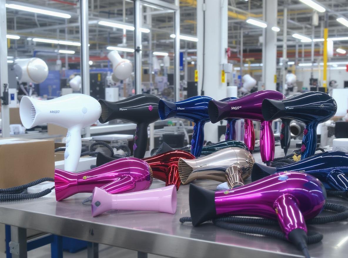 Custom private label hair dryer manufacturing and customization options