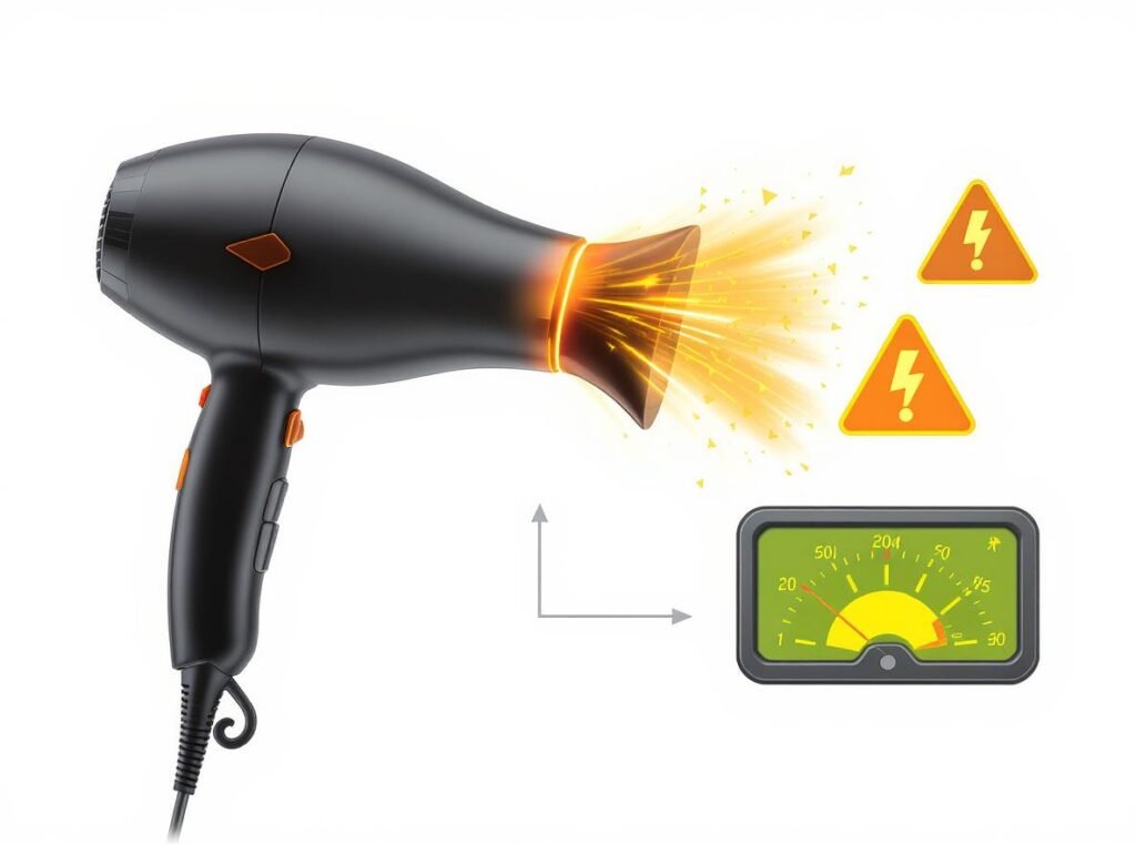 US hair dryer reduced performance Japan voltage compatibility warning