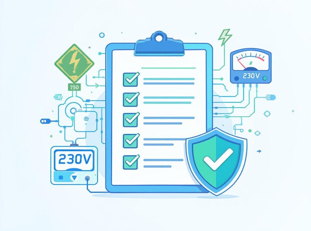 Electrical safety checklist for using Indian appliances in UK