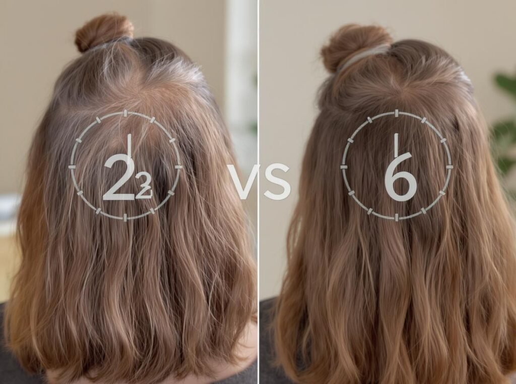 Natural hair styles lasting multiple days without products