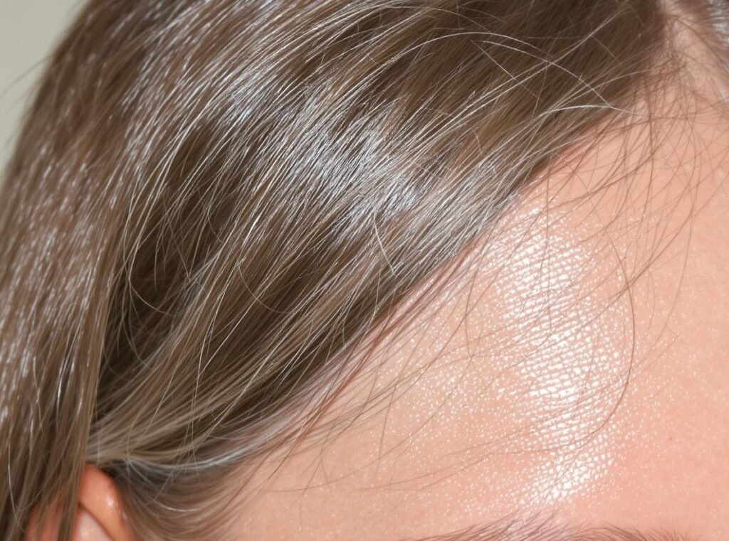 Healthy hair showing long-term benefits of natural styling