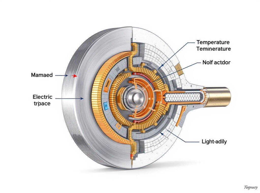 Bimetallic disc thermostat working mechanism in hair dryer temperature control