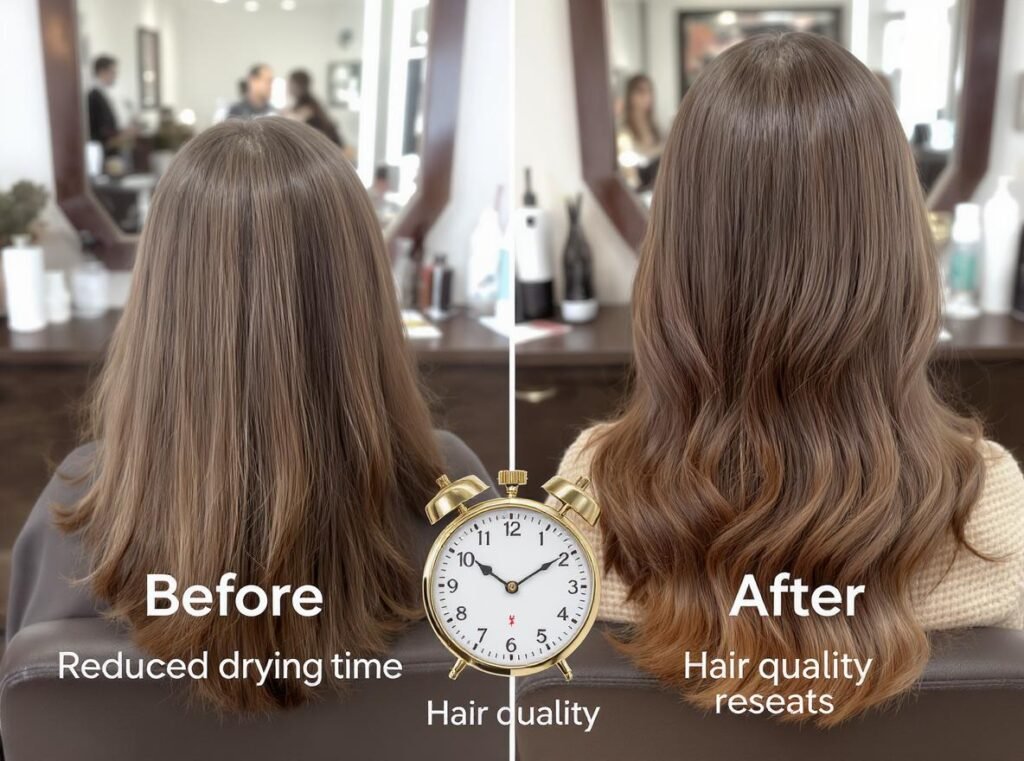 Hair dryer airflow impact on drying speed quality professional styling results