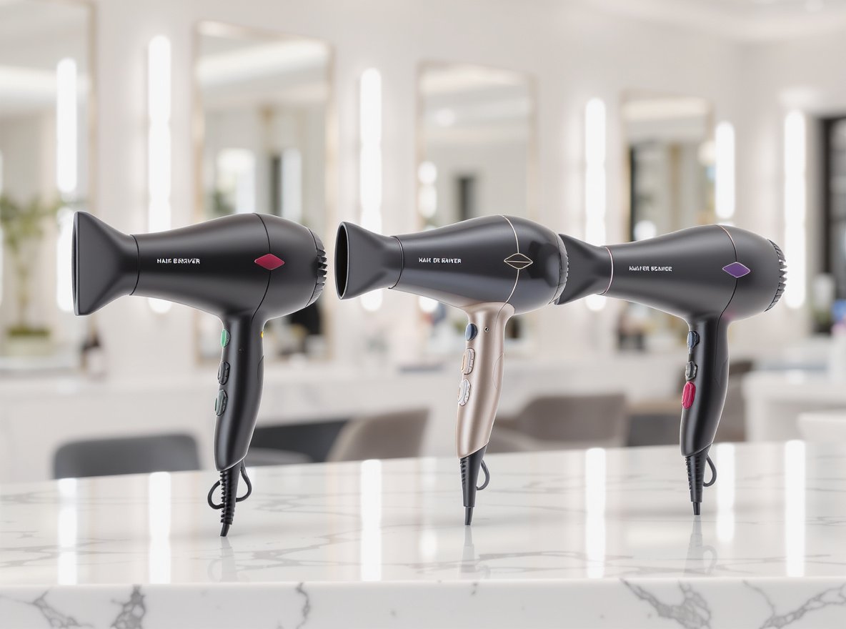 Professional hair dryer wattage comparison for salon and retail use