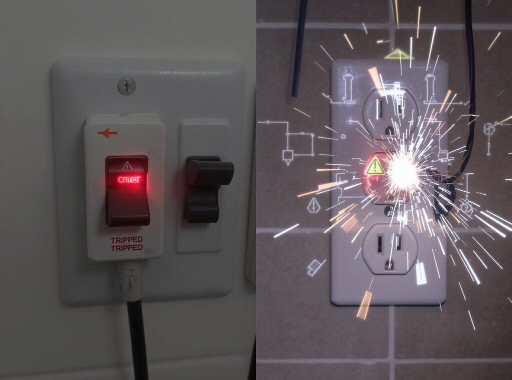 Why hair dryers trip 15 amp circuit breakers electrical overload diagram