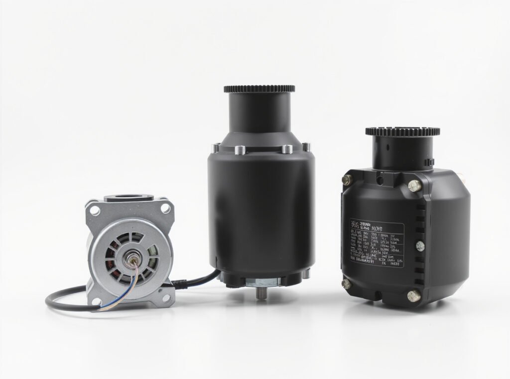 Three types of hair dryer motors DC AC and brushless motor comparison