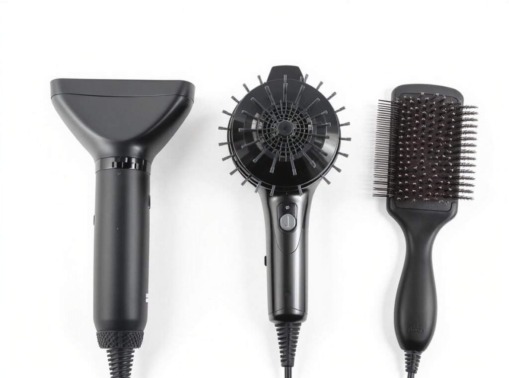 Essential hair dryer attachments concentrator diffuser comb styling pick