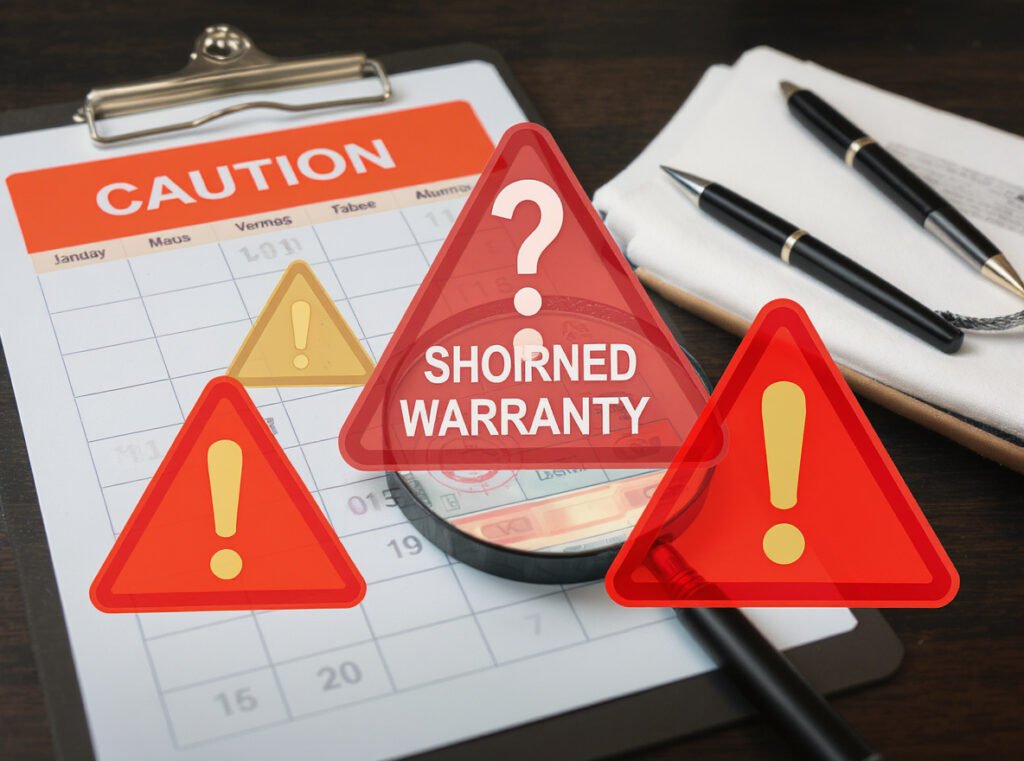 Risk assessment factors for purchasing refurbished hair dryers including warranty limitations