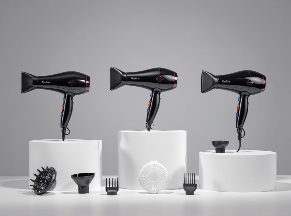 Laifen hair dryer model comparison showing different options for wholesale buyers and retailers