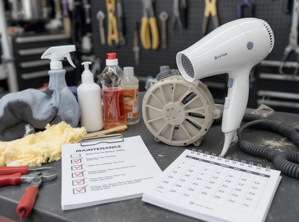 Hair dryer motor maintenance best practices and failure prevention methods