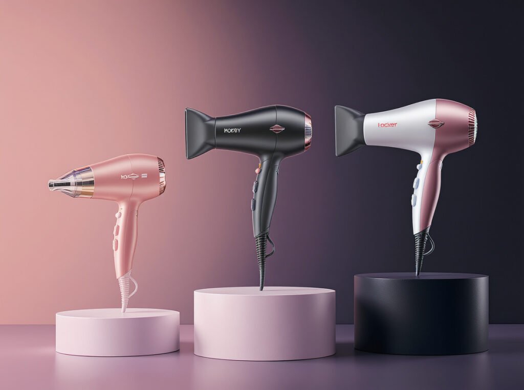 Budget, mid-range, and premium hair dryer comparison by price tier